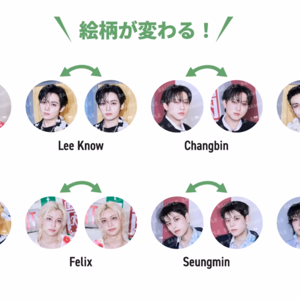 Stray Kids [HOLLOW Official Goods] Lenticular Photo Badge