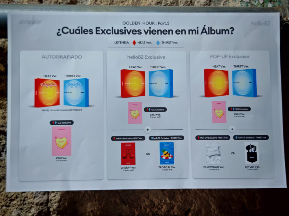 ATEEZ [GOLDEN HOUR : Part.3] - Hello82 Exclusive - Imagen 3