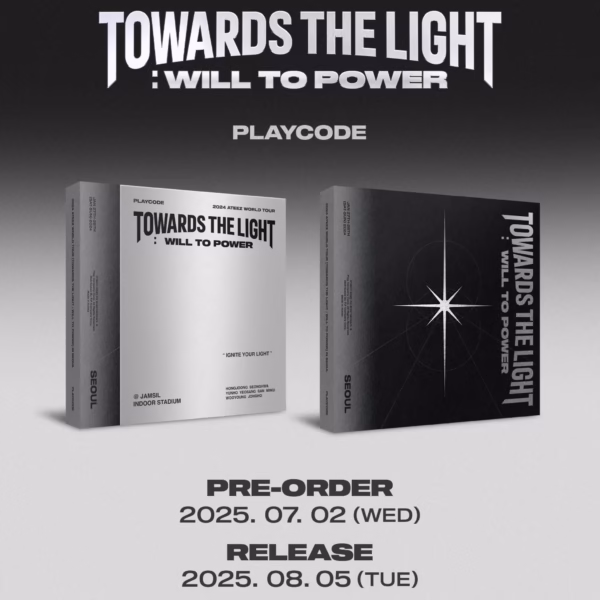 ATEEZ WORLD TOUR [TOWARDS THE LIGHT : WILL TO POWER] IN SEOUL PLAYCODE