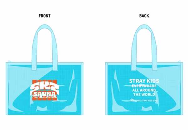 Stray Kids [SKZ Sauna] Clear Mesh Tote bag