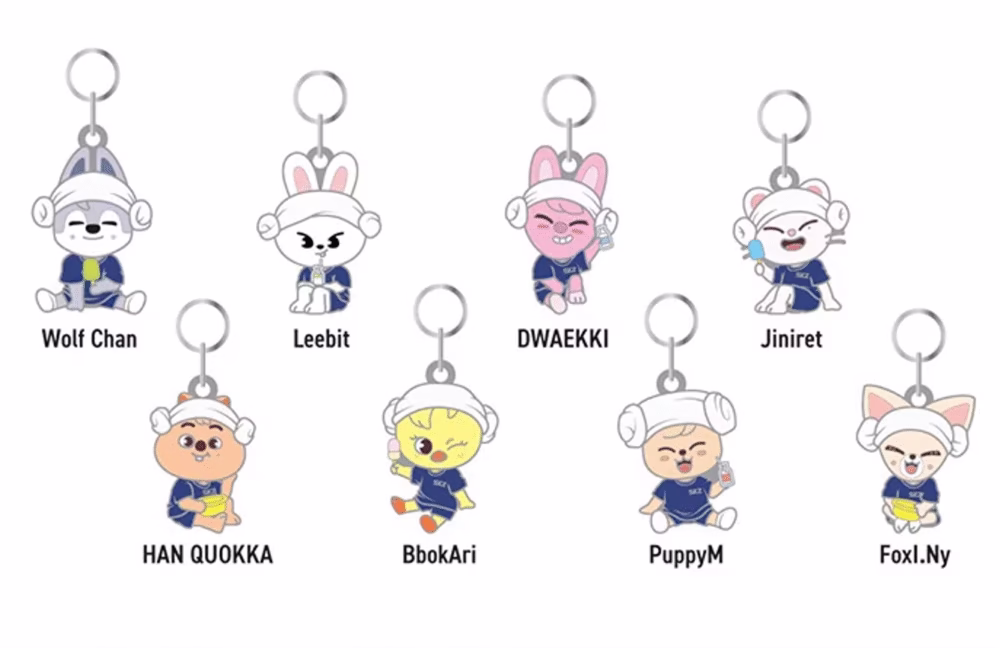Stray Kids [SKZ Sauna] Key Holder Charm