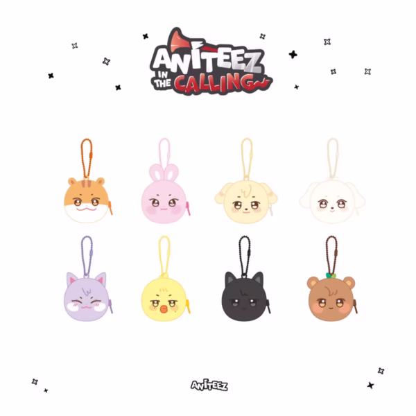 ATEEZ [ANITEEZ IN THE CALLING] BACKPACK POUCH KEYRING