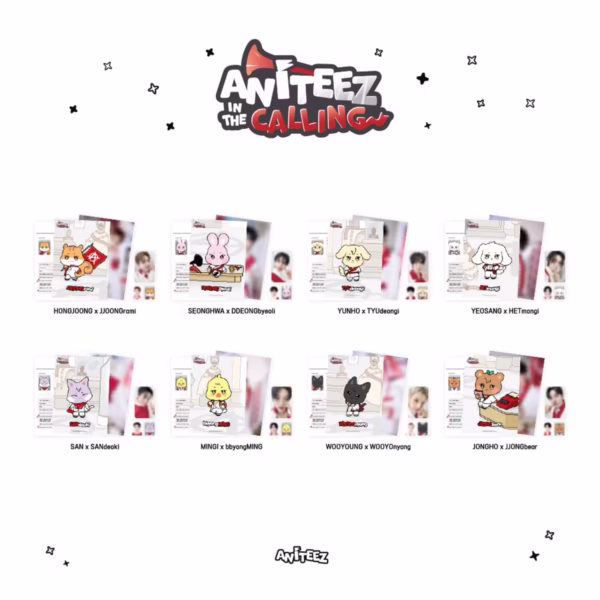 ATEEZ [ANITEEZ IN THE CALLING] CALLING PROFILE HOLDER SET