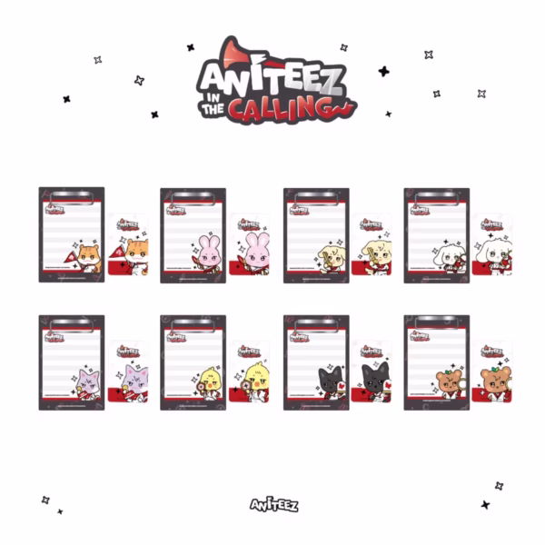 ATEEZ [ANITEEZ IN THE CALLING] MINI CLIPBOARD & MEMO PAD SET