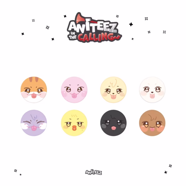 ATEEZ [ANITEEZ IN THE CALLING] SOFT PIN BUTTON