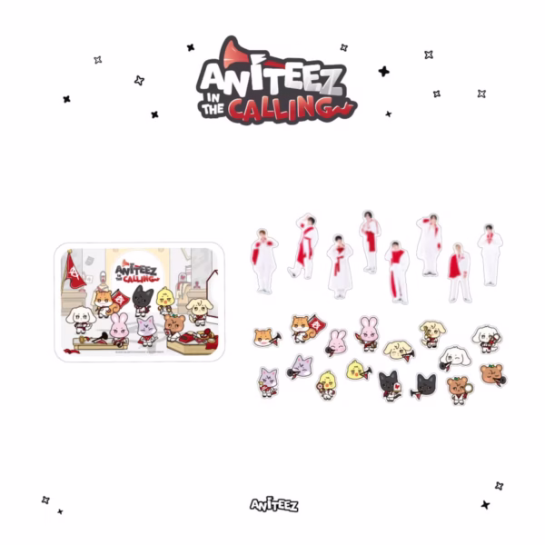 ATEEZ [ANITEEZ IN THE CALLING] TIN CASE STICKER SET