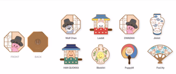 Stray Kids ['DO IT' POP-UP STORE] SKZOO BADGE
