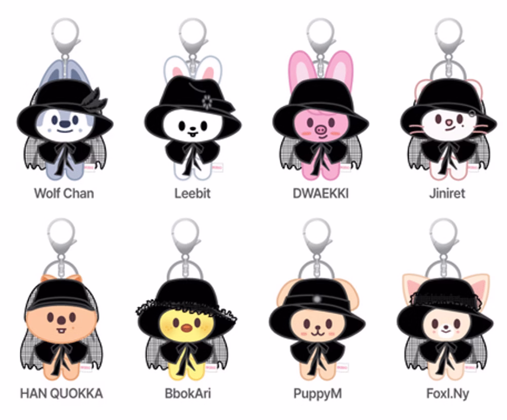 Stray Kids ['DO IT' POP-UP STORE] SKZOO COSTUME MAGNET PLUSH KEYRING