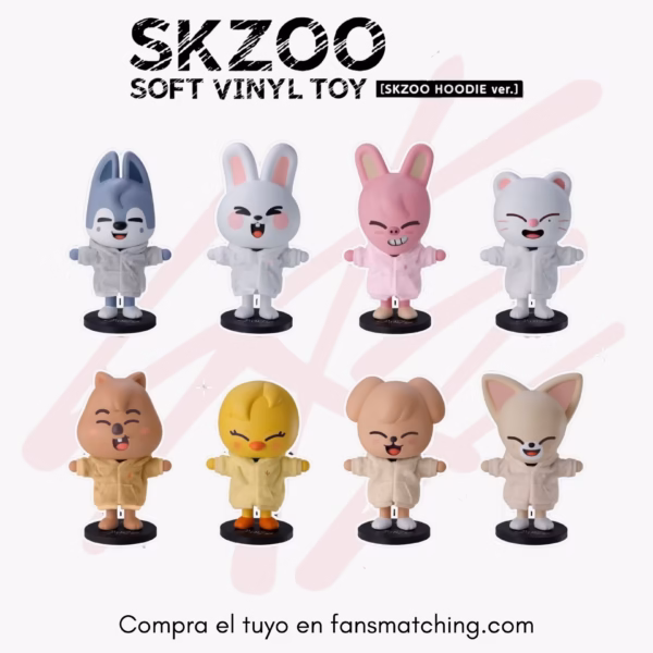 Stray Kids [SKZOO HOODIE ver.] SOFT VINYL TOY