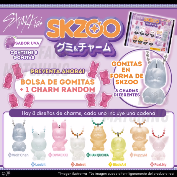 Stray Kids [Bandai SKZOO] Gummy & Charms