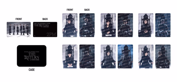 2PM [THE RETURN] PHOTO CARD SET (7PIEZAS)