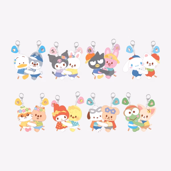 Stray Kids [SKZOO X SANRIO CHARACTERS] HUG PLUSH KEYRING
