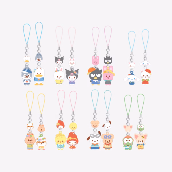 Stray Kids [SKZOO X SANRIO CHARACTERS] MINI FIGURE COUPLE KEYRING
