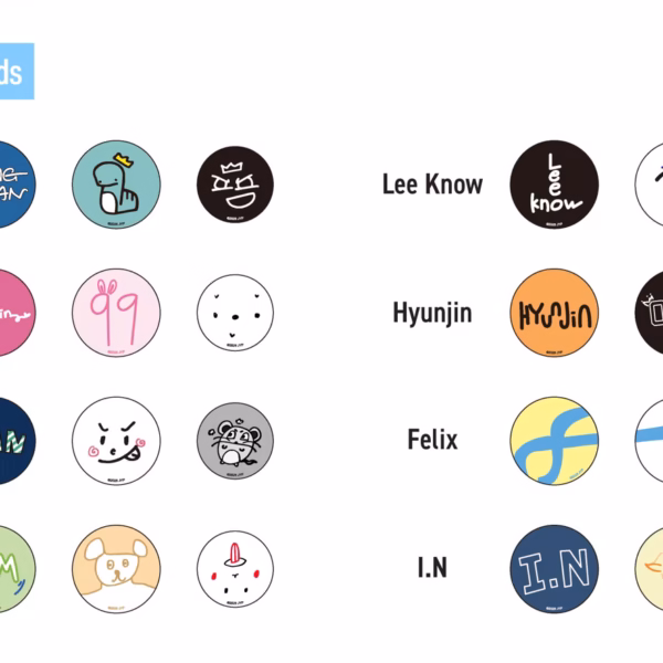 Stray Kids [RUN IT MERCH - JAPAN] BADGE SET (3PIECES)